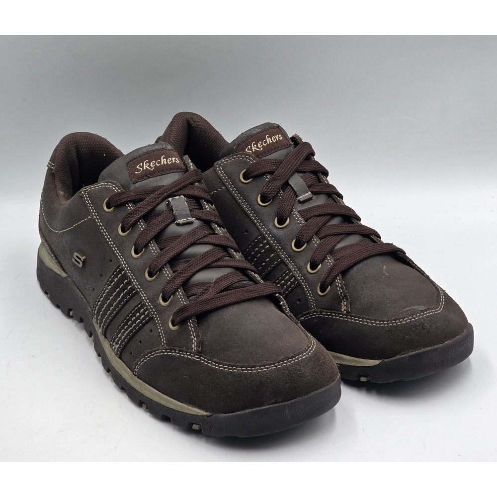 Skechers Grand Jam 46397 Brown Leather Suede Sneakers Women's 11